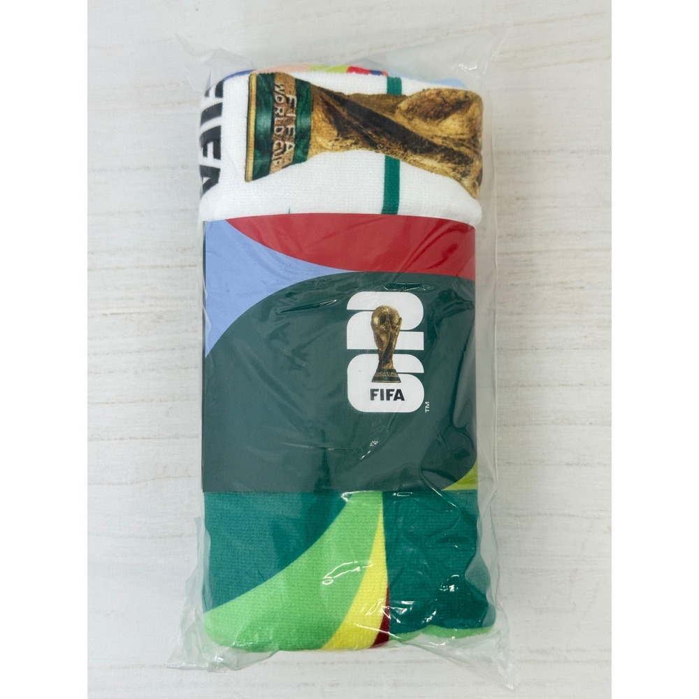 FIFA World Cup 2026 Official Sports Beach Towel NIP Green Soccer Fan